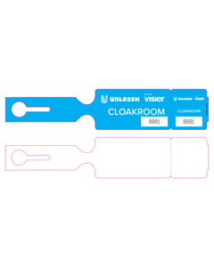 125x60mm Unleash Visier Bag Tags 
