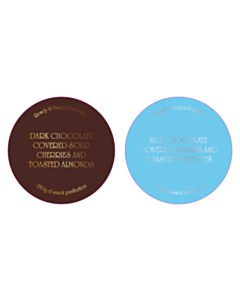 90mm Diameter Raisin / Cherry Labels 