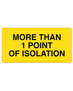 100x50mm Danger Uninterruptable Power Supply Labels 