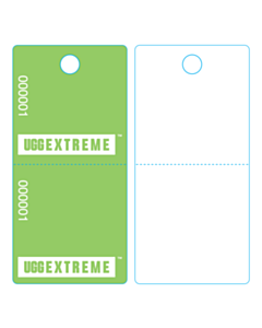 125x60mm Ugg Extreme Cloakroom Tags 