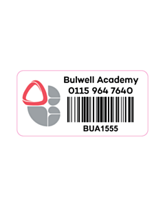 50x20mm Bulwell Academy Tamper Labels