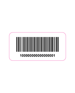 40x20mm 18 Digit Code 128 Barcode Label