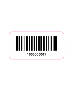 40x20mm 10 Digit Code 128 Barcode Label