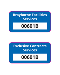 30x15mm Asset Labels - 2 Sorts