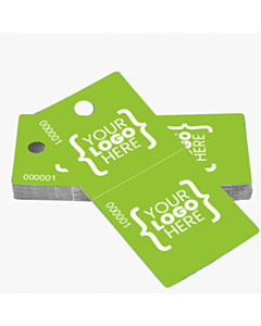 Recyclable Branded Cloakroom Tags