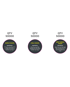 25mm Diameter Cake Inn Labels - 3 Sorts 