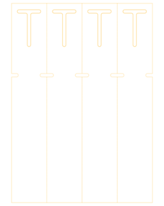 Blank Hook & Loop Tags