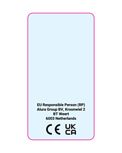 63x33mm Liverpool Plush Compliance Clear Label