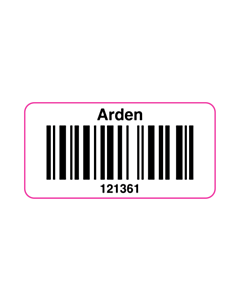 50x25mm Arden Barcode Labels