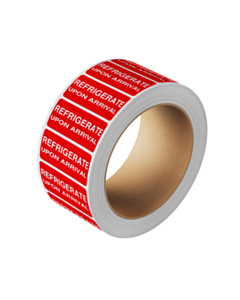 Refrigerate Upon Arrival Labels 50x25mm