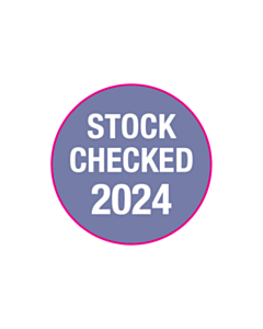 20mm Diameter 2024 Stock Checked Labels 