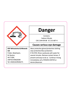 76x104mm Cement Bag Labels