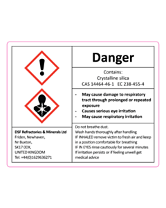 140x115mm RC40 Hazard Labels