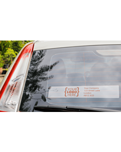Custom 270x50mm Window Stickers