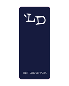 70x30mm Little Dough Pizza Labels