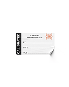 Custom Calibration Labels 50x25mm