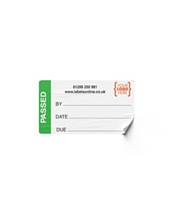 Custom Passed Labels 50x25mm