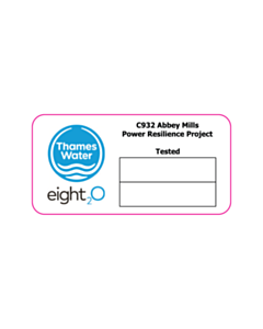 40x20mm Thames Water Tested Labels