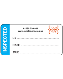 Custom Inspected Labels 50x25mm