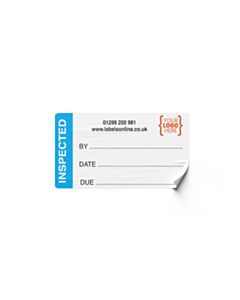 Custom Inspected Labels 50x25mm