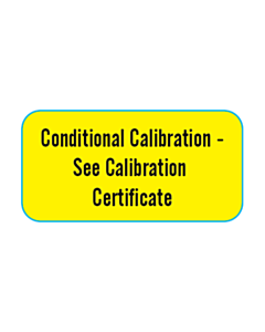 30x15mm Conditional Calibration Label