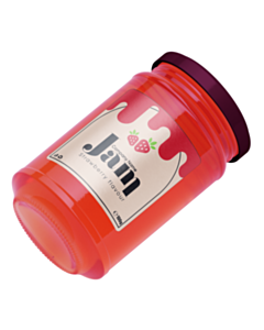 Personalised Strawberry Flavour Jam Labels 50x50mm