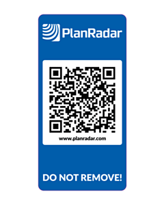 80x40mm Freeway Interiors QR Code Labels