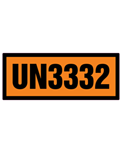 300x120mm UN3332 Labels 