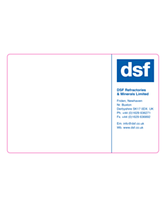136x89mm DSF Address Labels