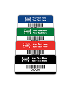 Custom Heavy Duty Asset Tag Labels 40x20mm