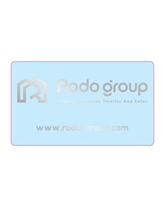 85x50mm Rodo Doors Silver Labels