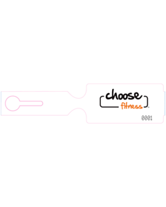 61x254mm Choose Fitness Loop Through Tags