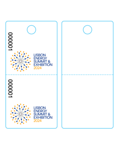 125x60mm Libson Energy Cloakroom Tags