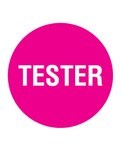 Tester Stickers