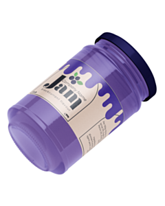 Personalised 250g Blackcurrant Flavour Jam Jar Wraparound Labels 195x50mm