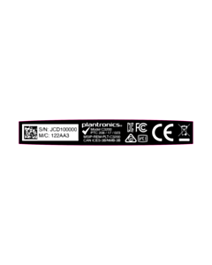  60.5x9mm Headphone Cable Label