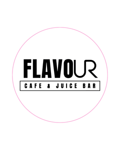 50mm Diameter Flavour Cafe & Juice Labels 