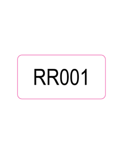  50x25mm "RR" Asset Labels