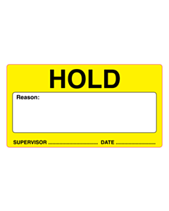150x80mm Hold Labels