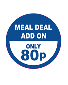 30mm Diameter Meal Deal Labels