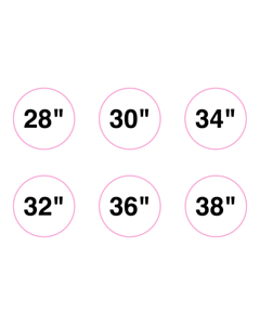 30mm Dia Vintage Reworx Size Labels - 6 Sorts 