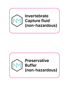 40x20mm Nature Medics Non Hazardous Labels - 2 Sorts 