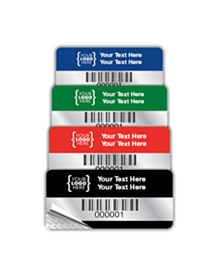Custom Void Asset Tag Labels 40x20mm