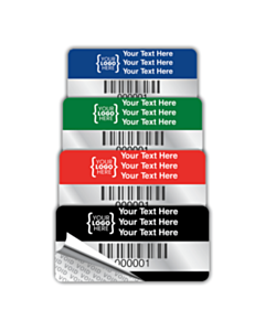 Custom Void Asset Tag Labels 50x25mm