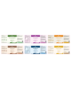 66x180mm Healthamins Supplement Labels x 7 Sorts