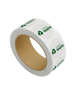 Zero Waste Stickers 30mm