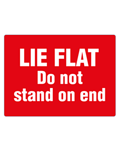 110x150mm Lie Flat Do Not Stand on End Labels 