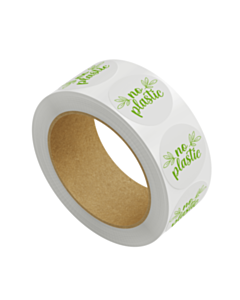 No Plastic Stickers 30mm