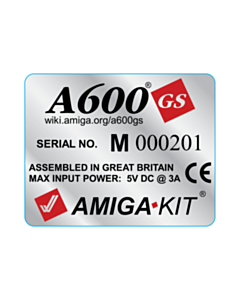 50x40mm A600 Serial Number Labels