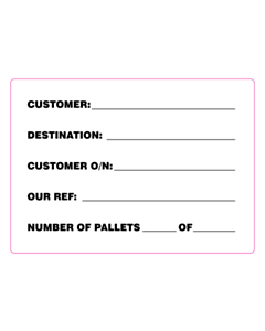 107x150mm Pallet Labels